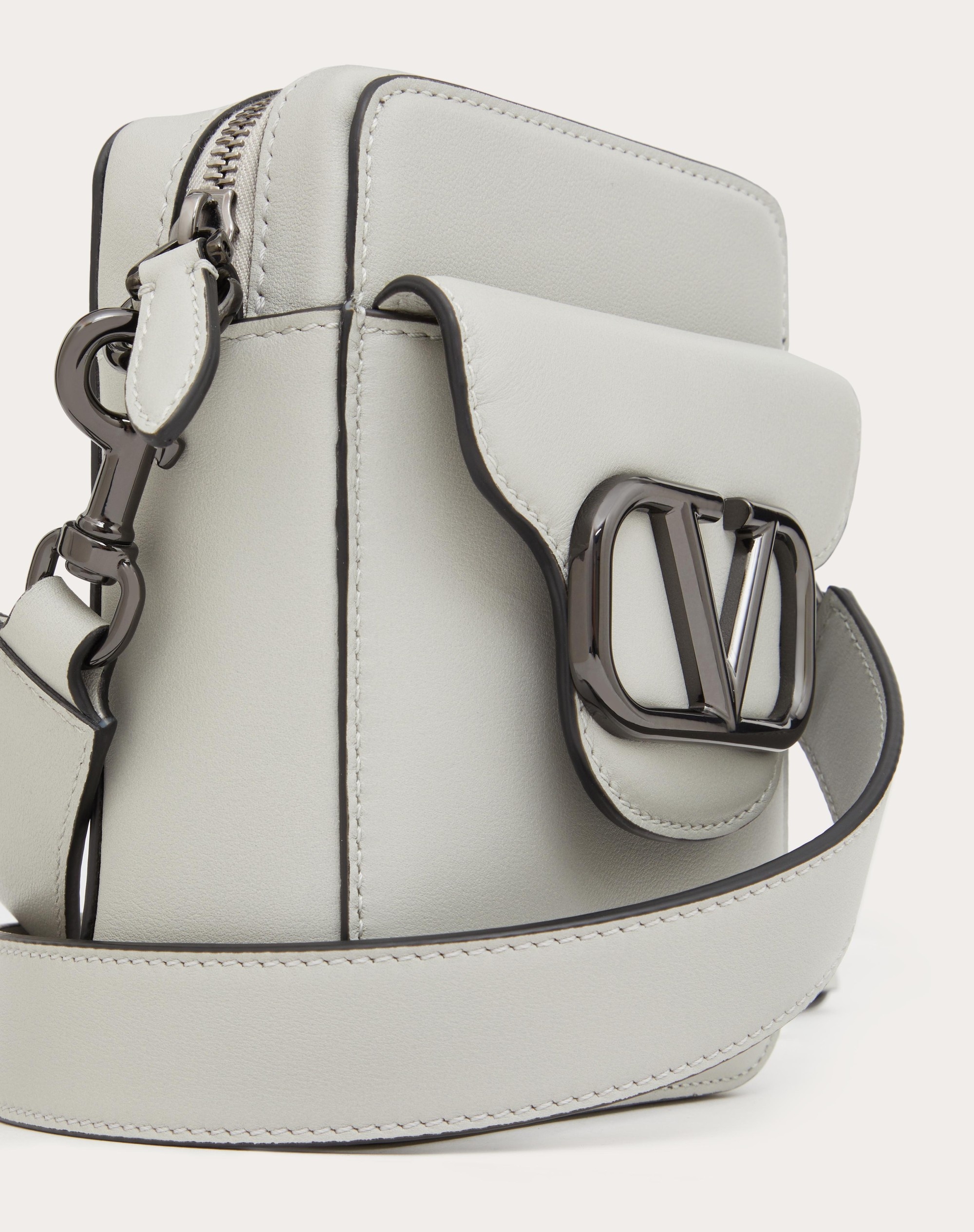 MINI VALENTINO GARAVANI LOCÒ CROSSBODY CALFSKIN BAG - 7