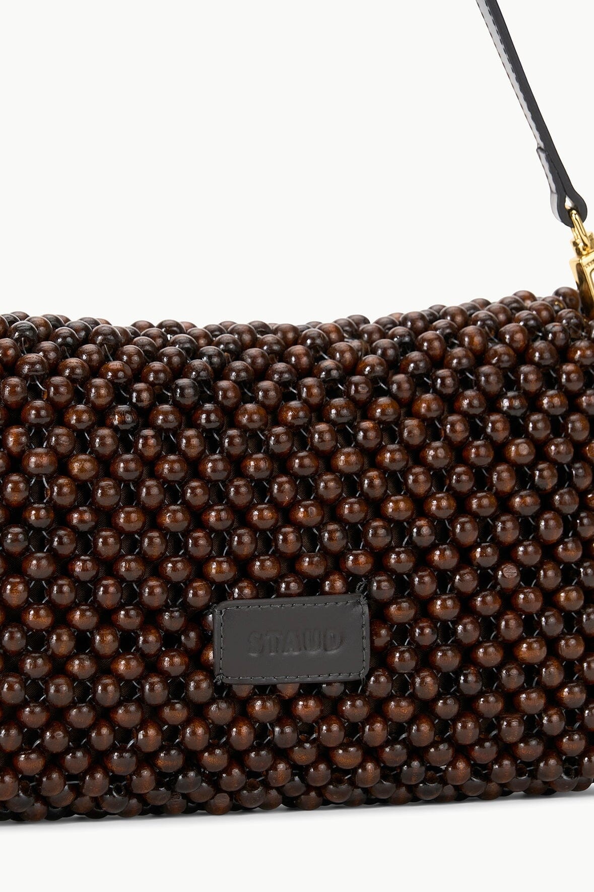 STAUD TIMMY SHOULDER BAG DARK BROWN - 7