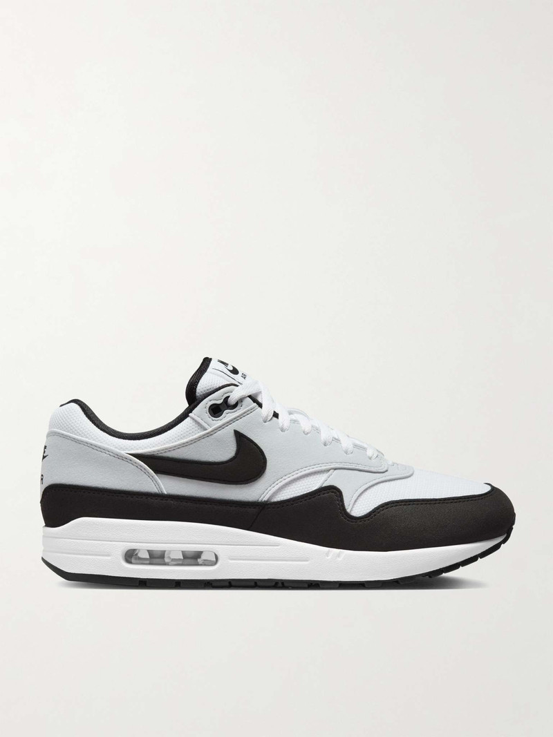 Air Max 1 Suede, Mesh and Leather Sneakers - 1