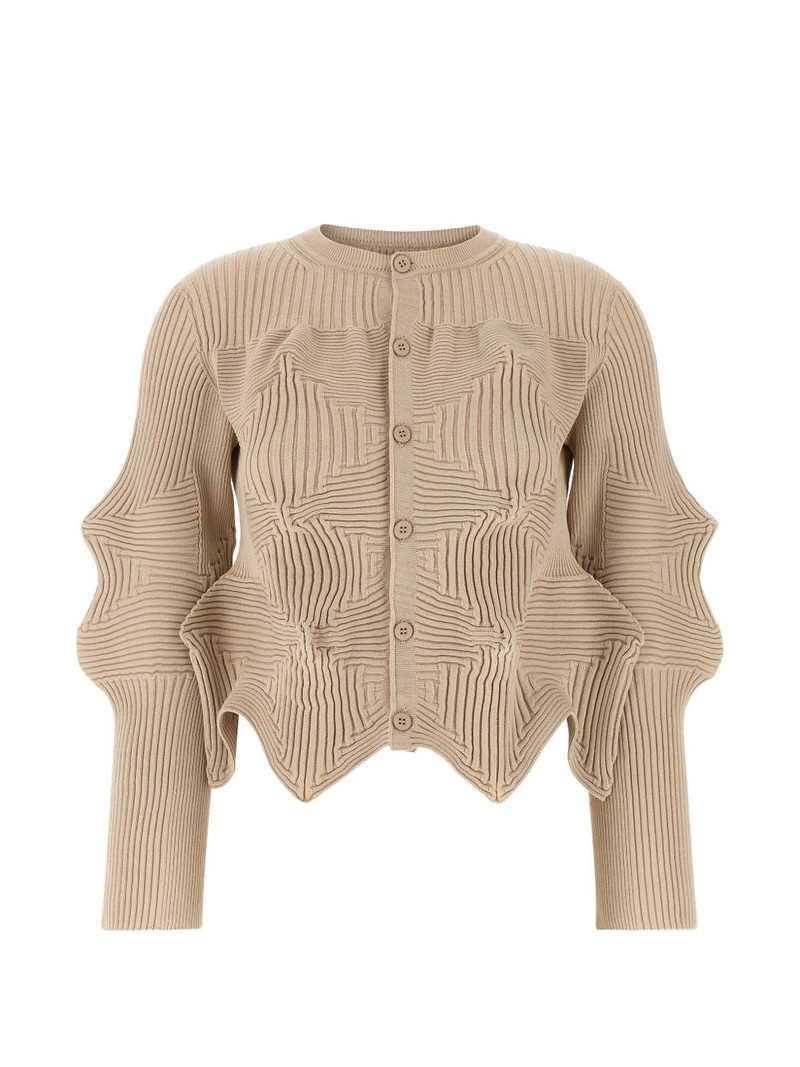 Linkage asymmetrical cardigan 1