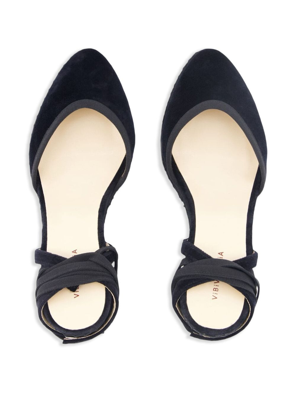 100mm velvet lace-up heeled espadrilles - 4