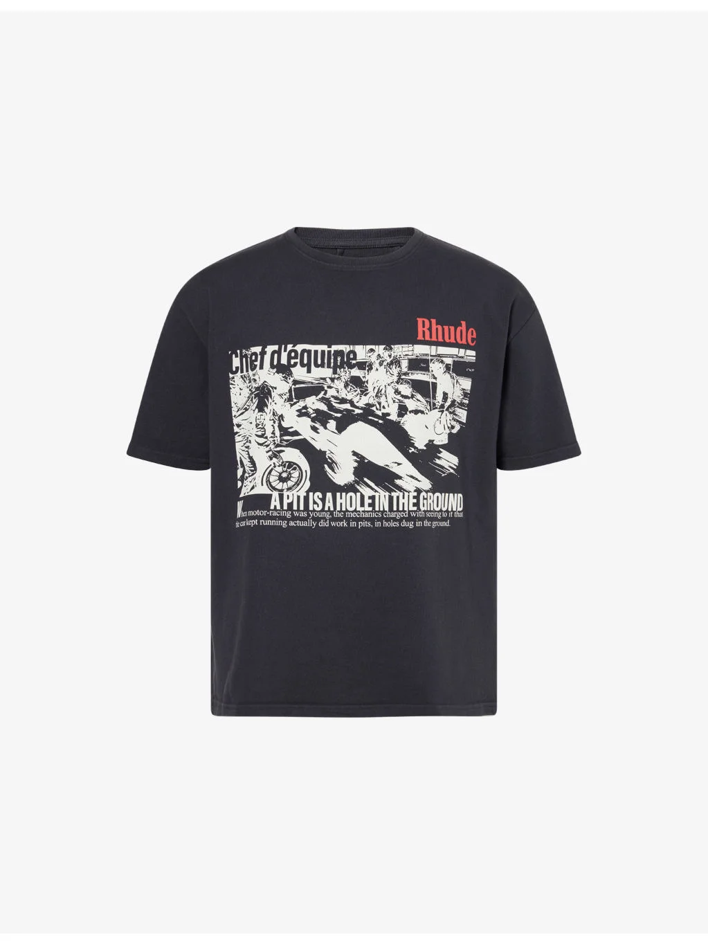 Grand Prix Printed Cotton T-Shirt - 1