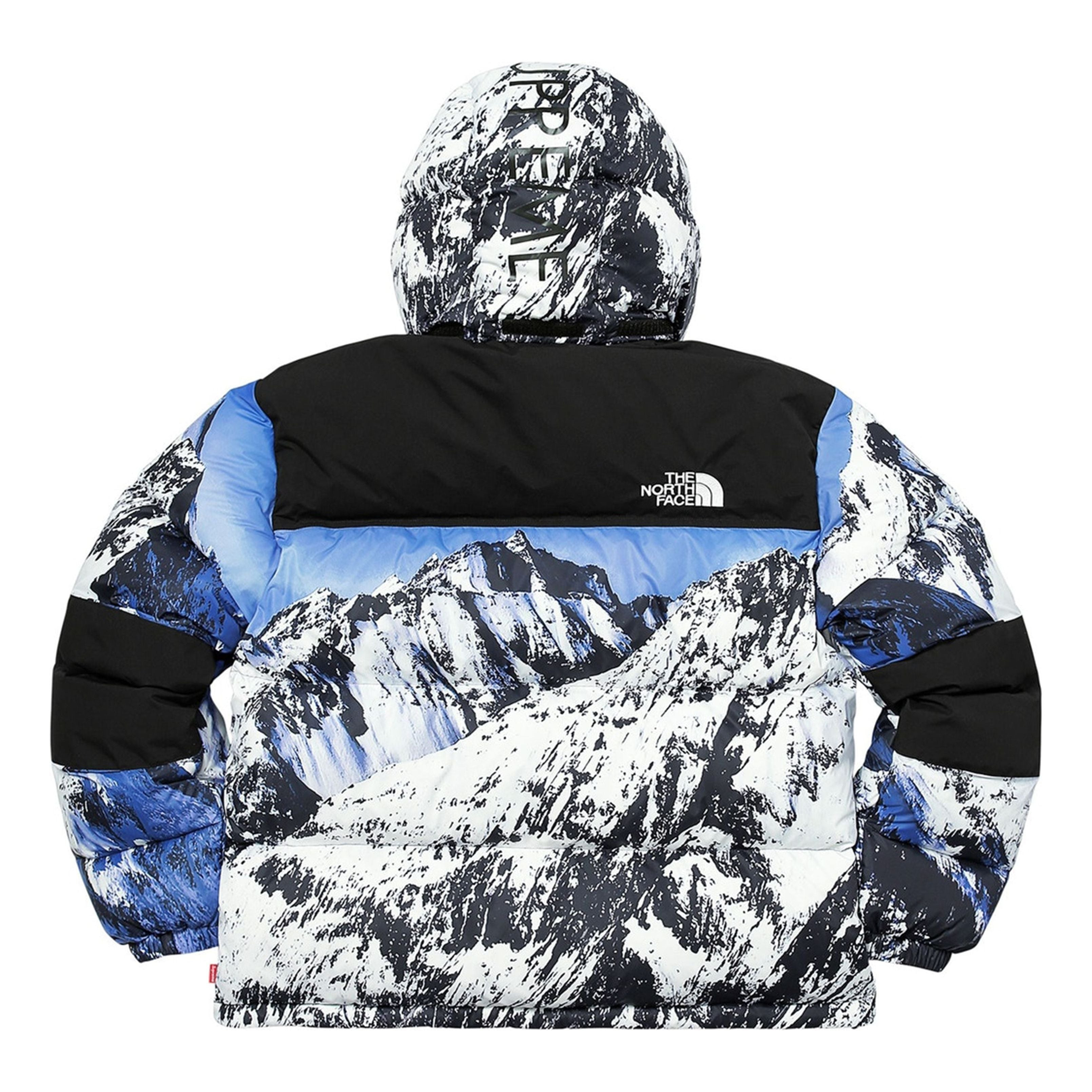 Supreme x The North Face Mountain Baltoro 700 Fill Down Jacket 'White Blue Black' SUP-SS18-599 - 2