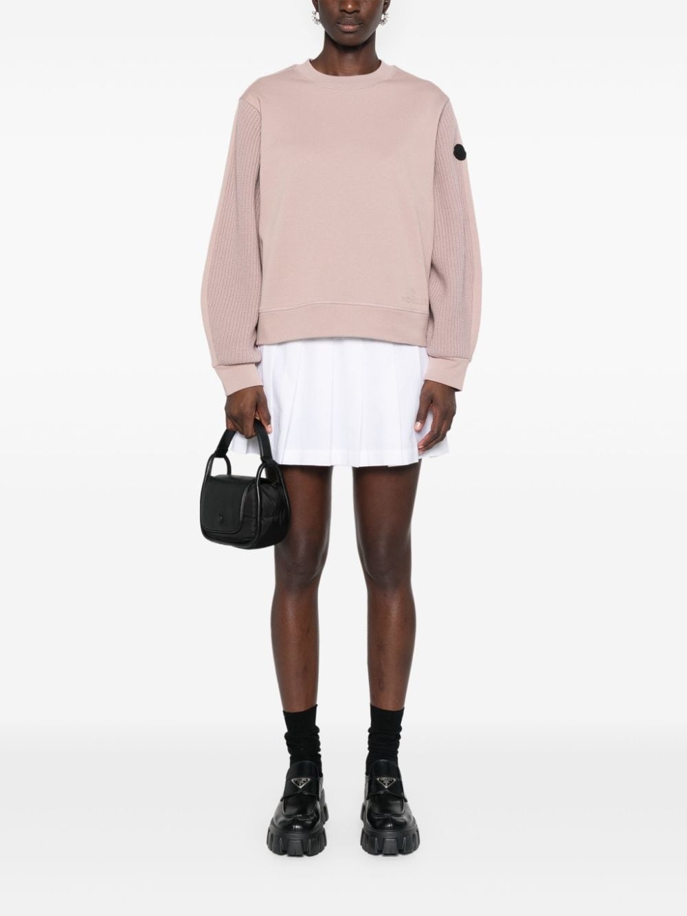 logo-appliquÃ© sweatshirt - 2
