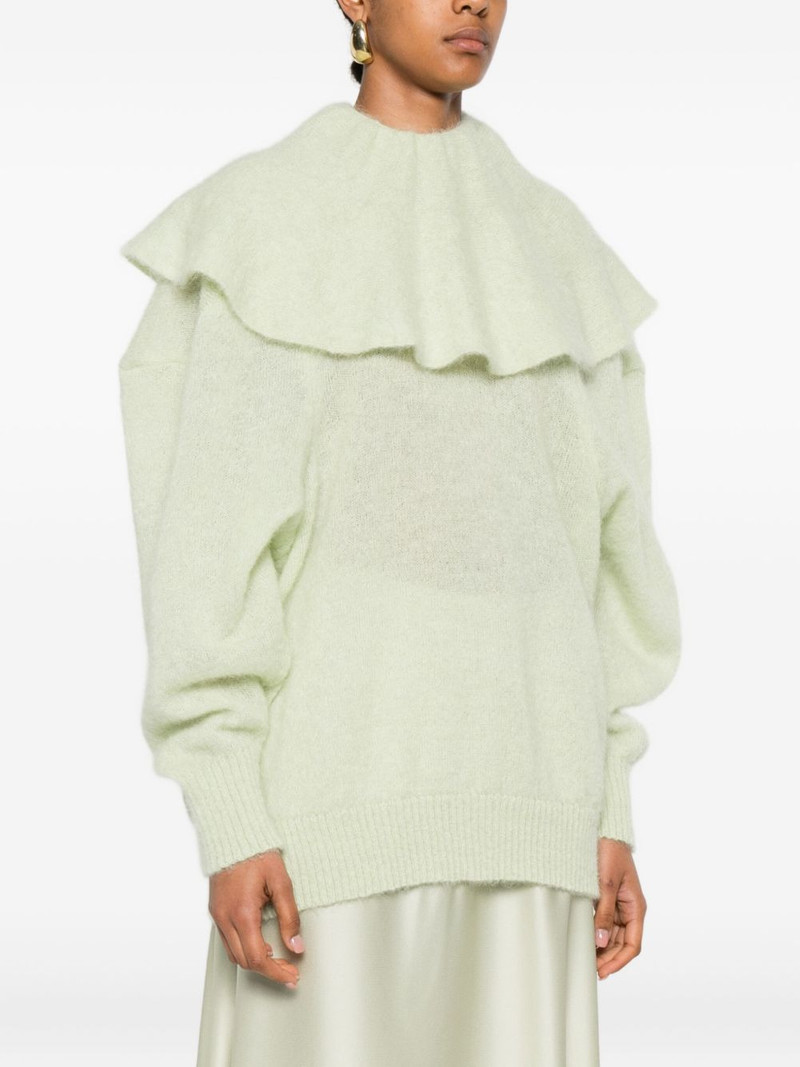 volant ruffled-neck sweater 3