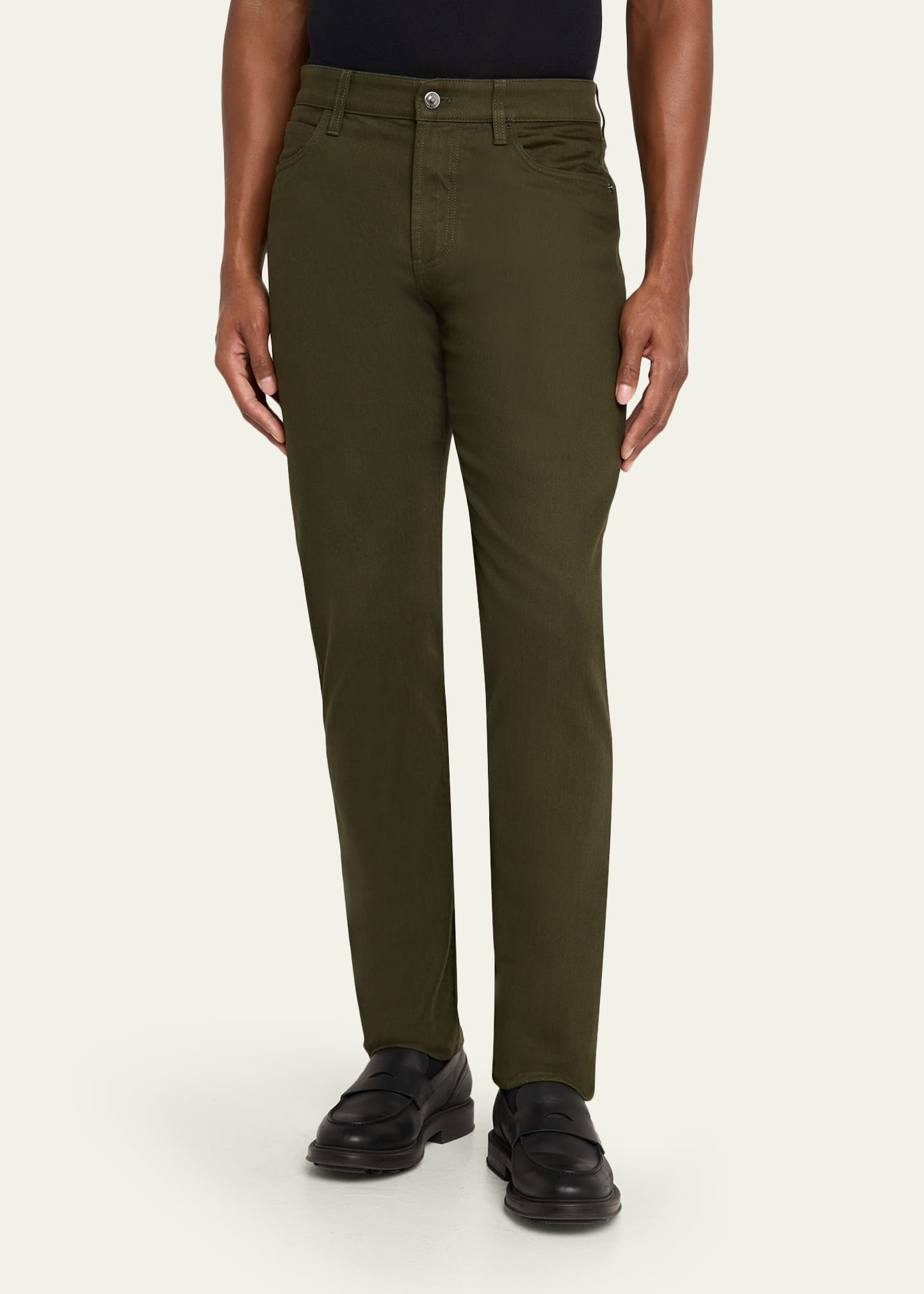 Men's Quarona Slim Five-Pocket Trousers - 4