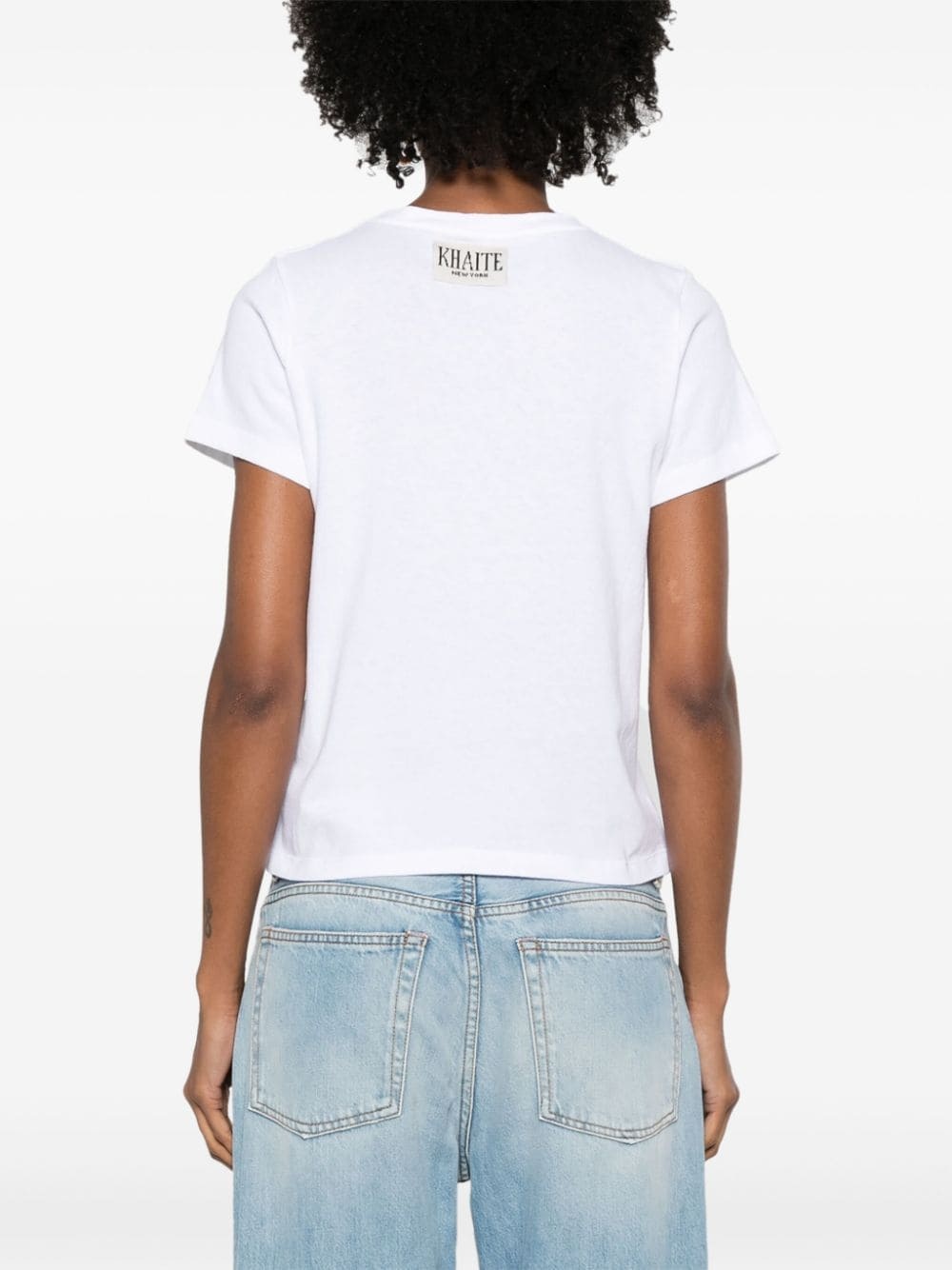 crew-neck cotton T-shirt - 4