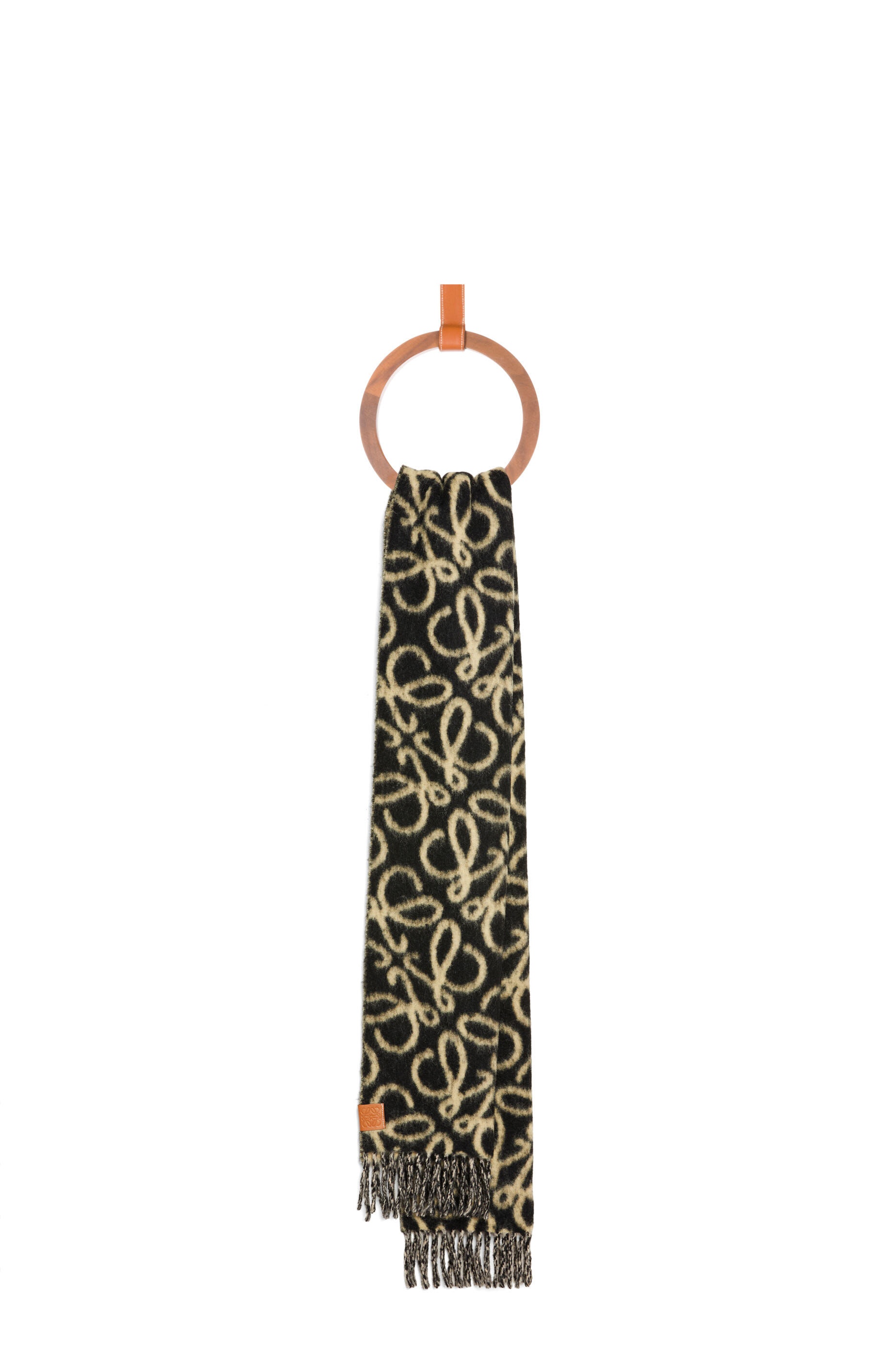 Anagram scarf in alpaca and wool - 2