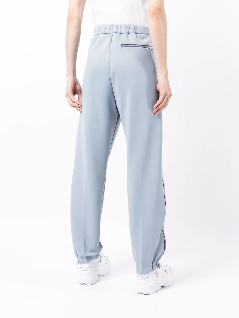 logo-patch side-stripe track pants - 4