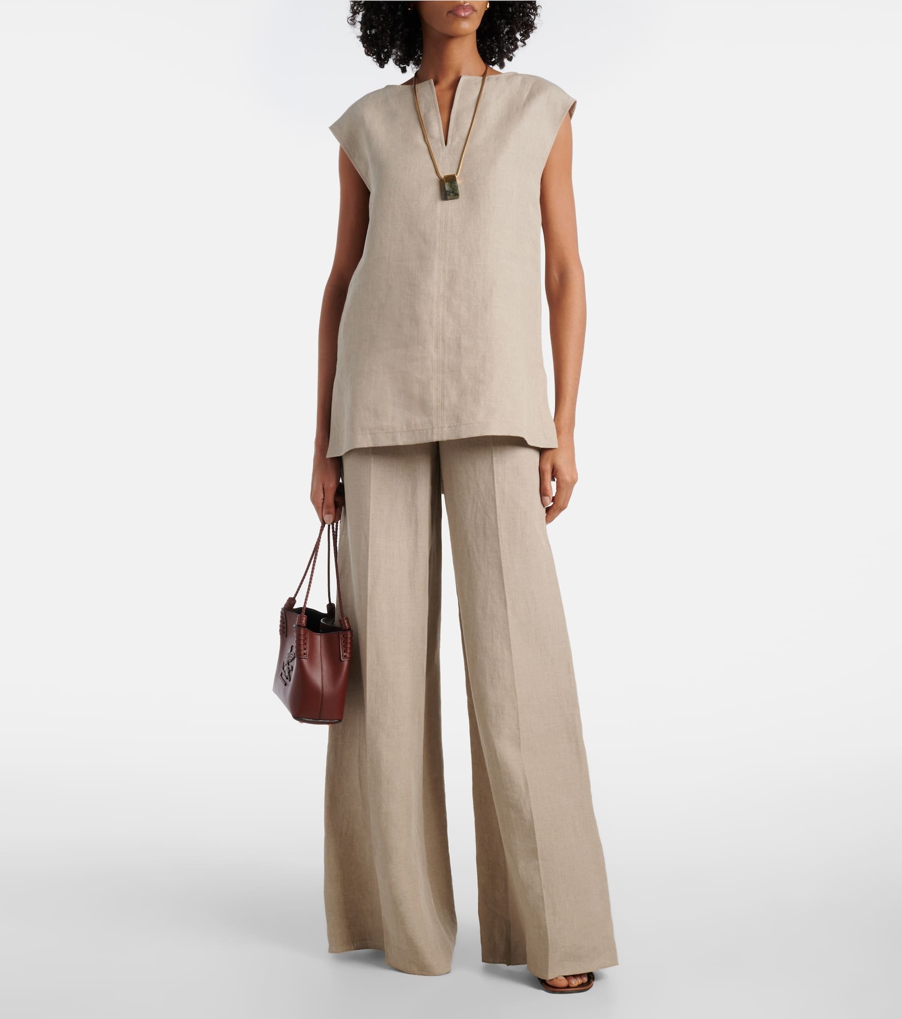 Colombo linen top - 2