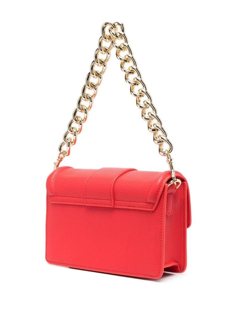 logo-buckle satchel bag - 5