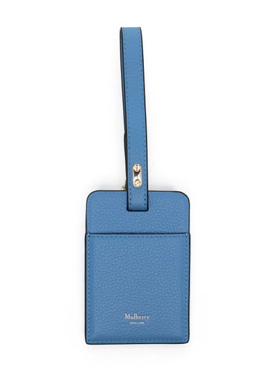 Mulberry padlock-detail luggage tag outlook