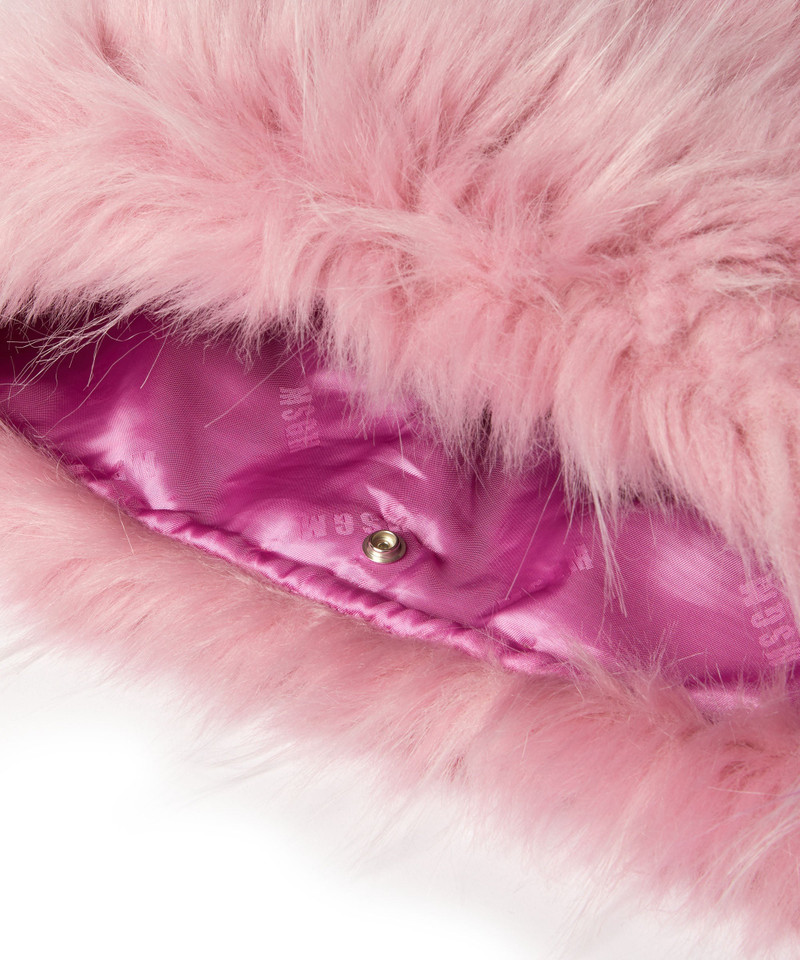 MSGM  faux fur pouch 4