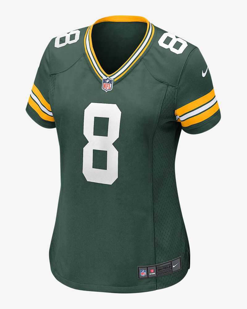 Josh Jacobs Green Bay Packers Women's Nike NFL Game Football Jersey 1