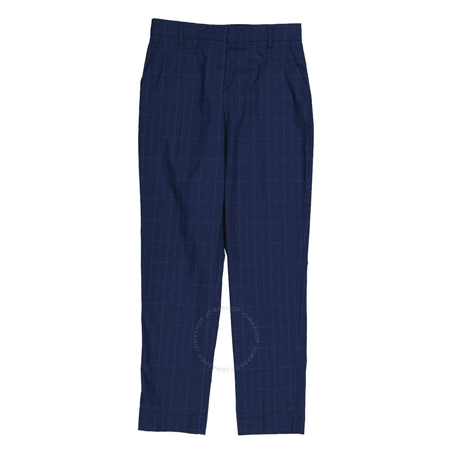 Essentiel Blue Tailored Pants - 4