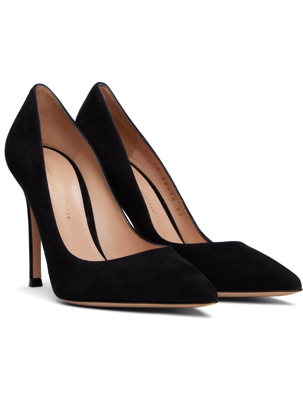 Black Gianvito 105 Heels - 4
