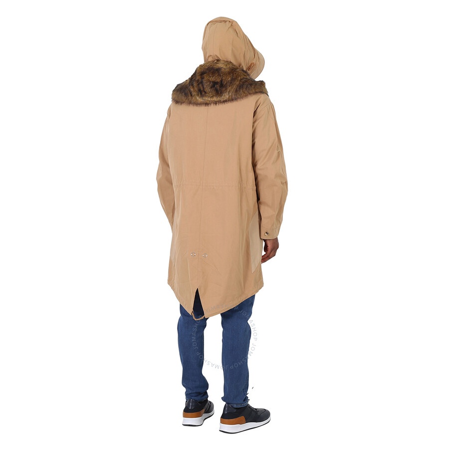 Burberry Cotton-twill Blend Parka Coat With Detachable Hood - 5