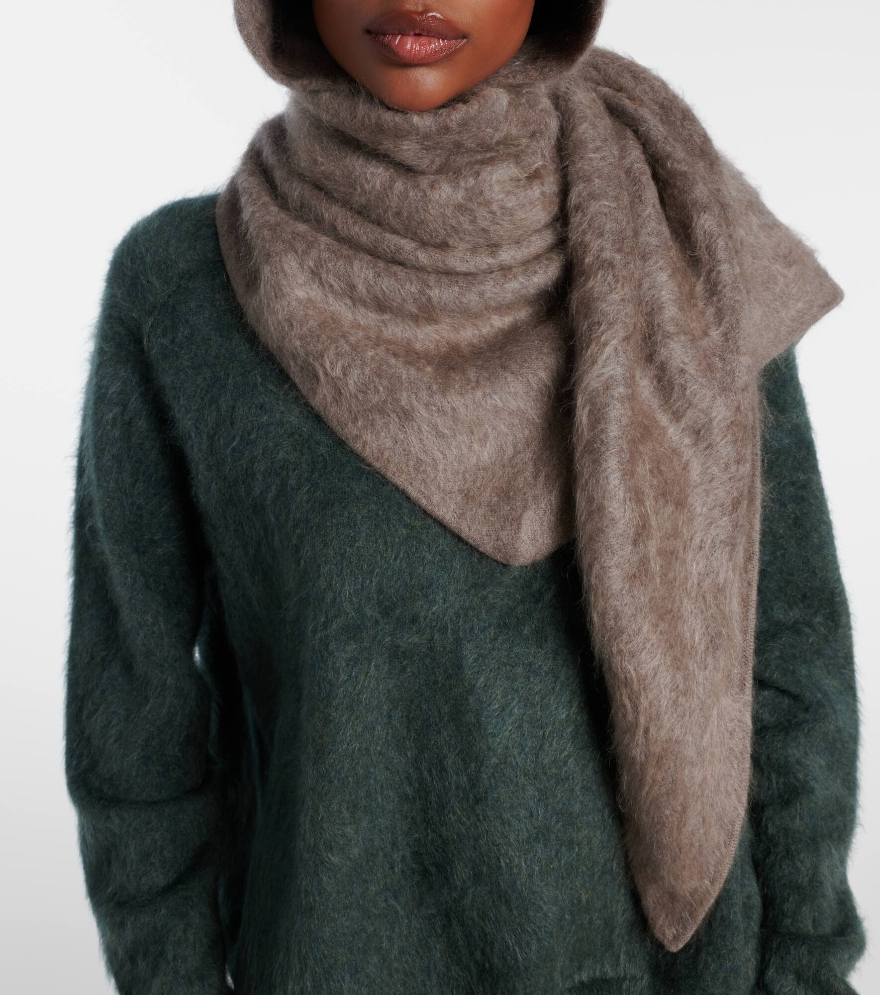 Bandana cashmere scarf - 2