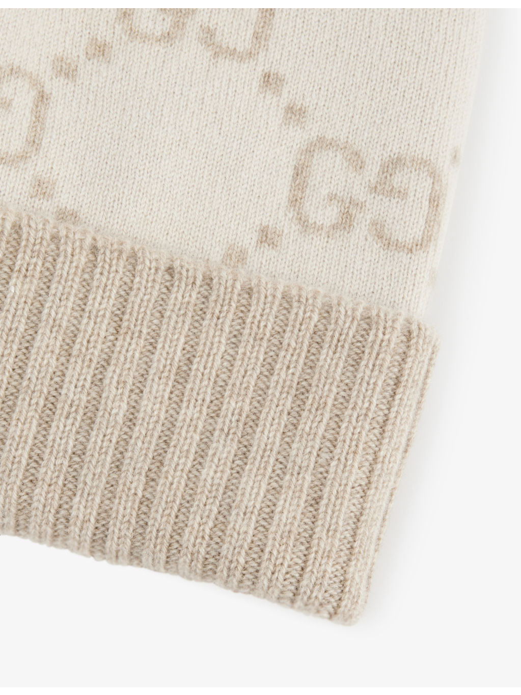 Nuancie G Monogram Cashmere Beanie - 2