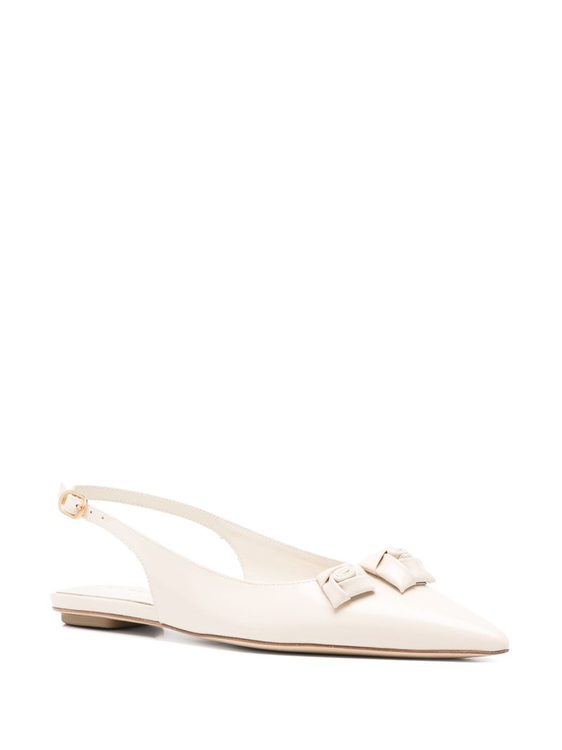 Stuart Weitzman leather flats outlook