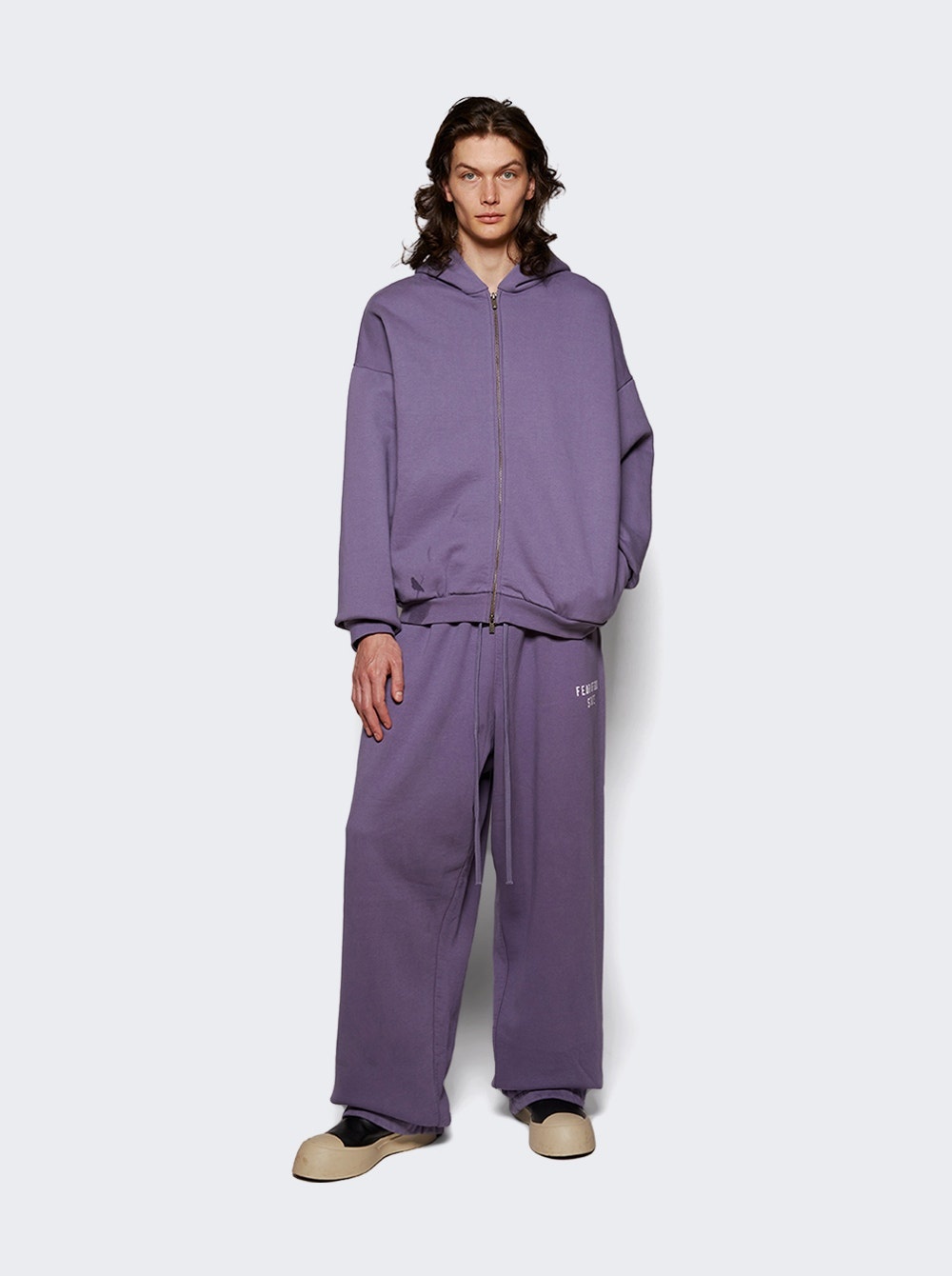 Heavy Fleece Sweatpant Lavender - 2