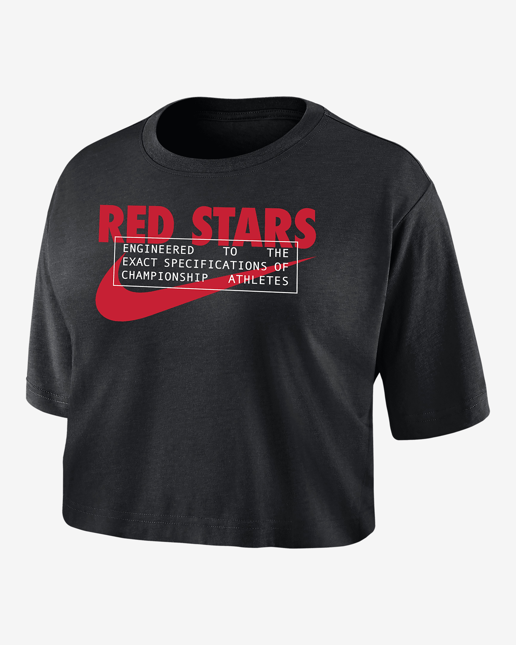 Chicago Red Stars Nike Women's Dri-FIT Soccer Cropped T-Shirt - 1