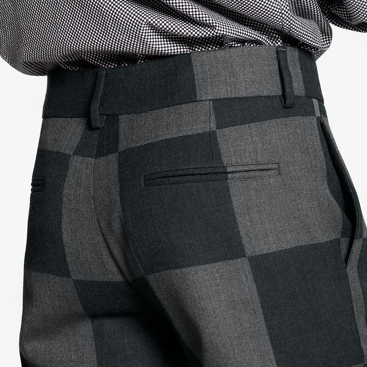 Giant Damier Cigaret Pants - 5