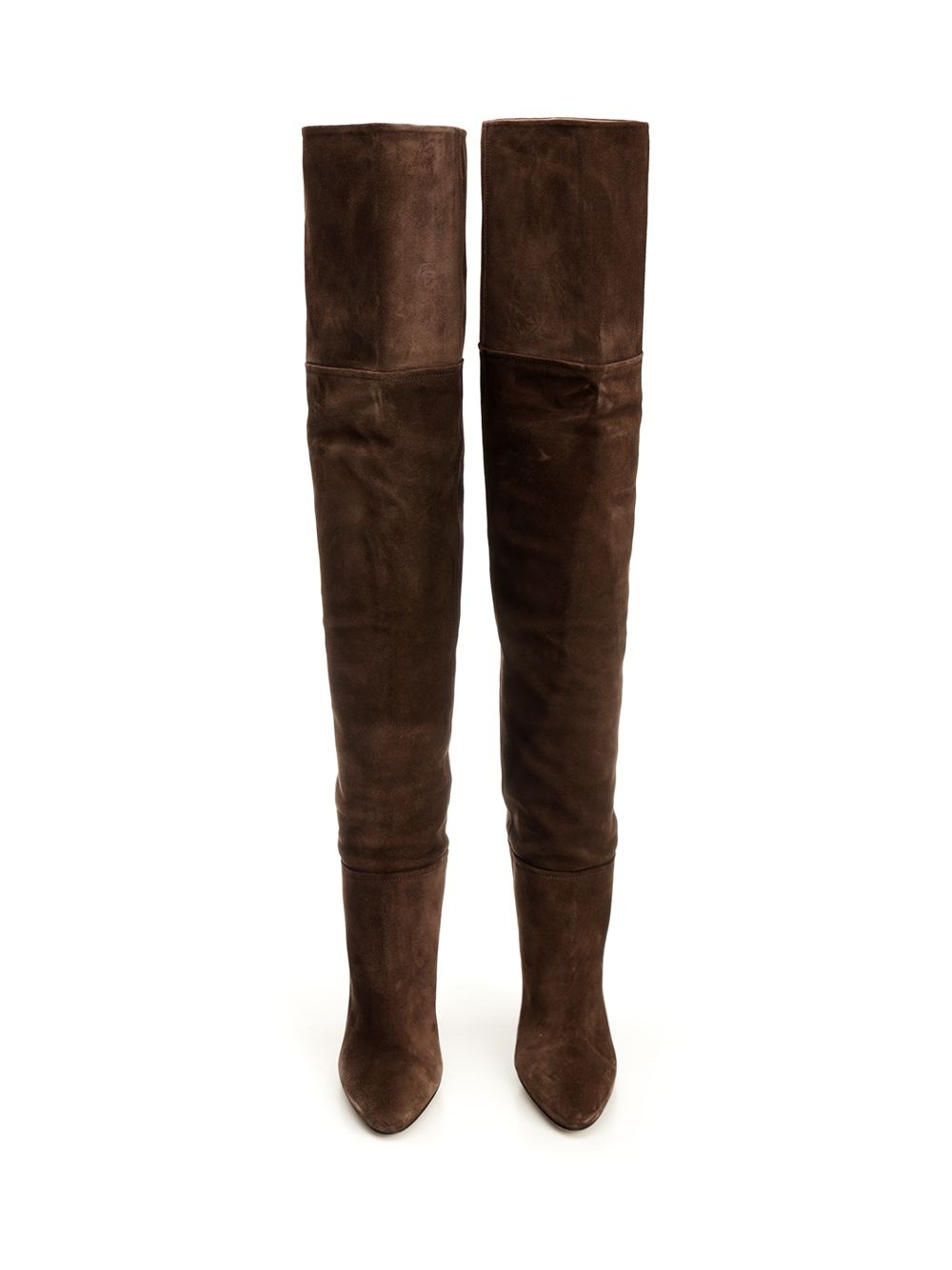 Lavinia Over The Knee Boot 100 Suede Boots Brown - 5