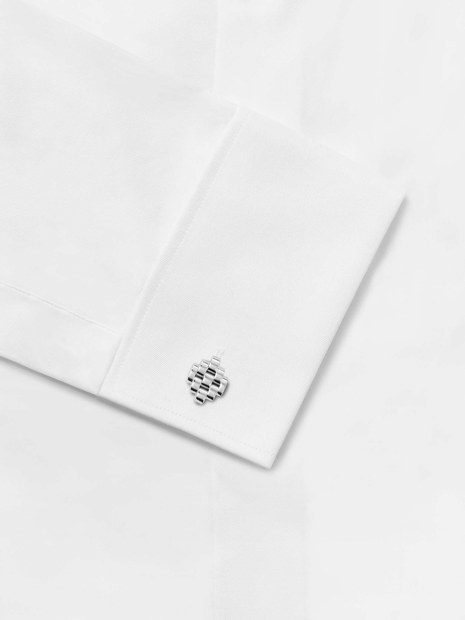 Rhodium-Plated Cufflinks - 2