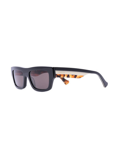 GUCCI square-frame tinted sunglasses outlook