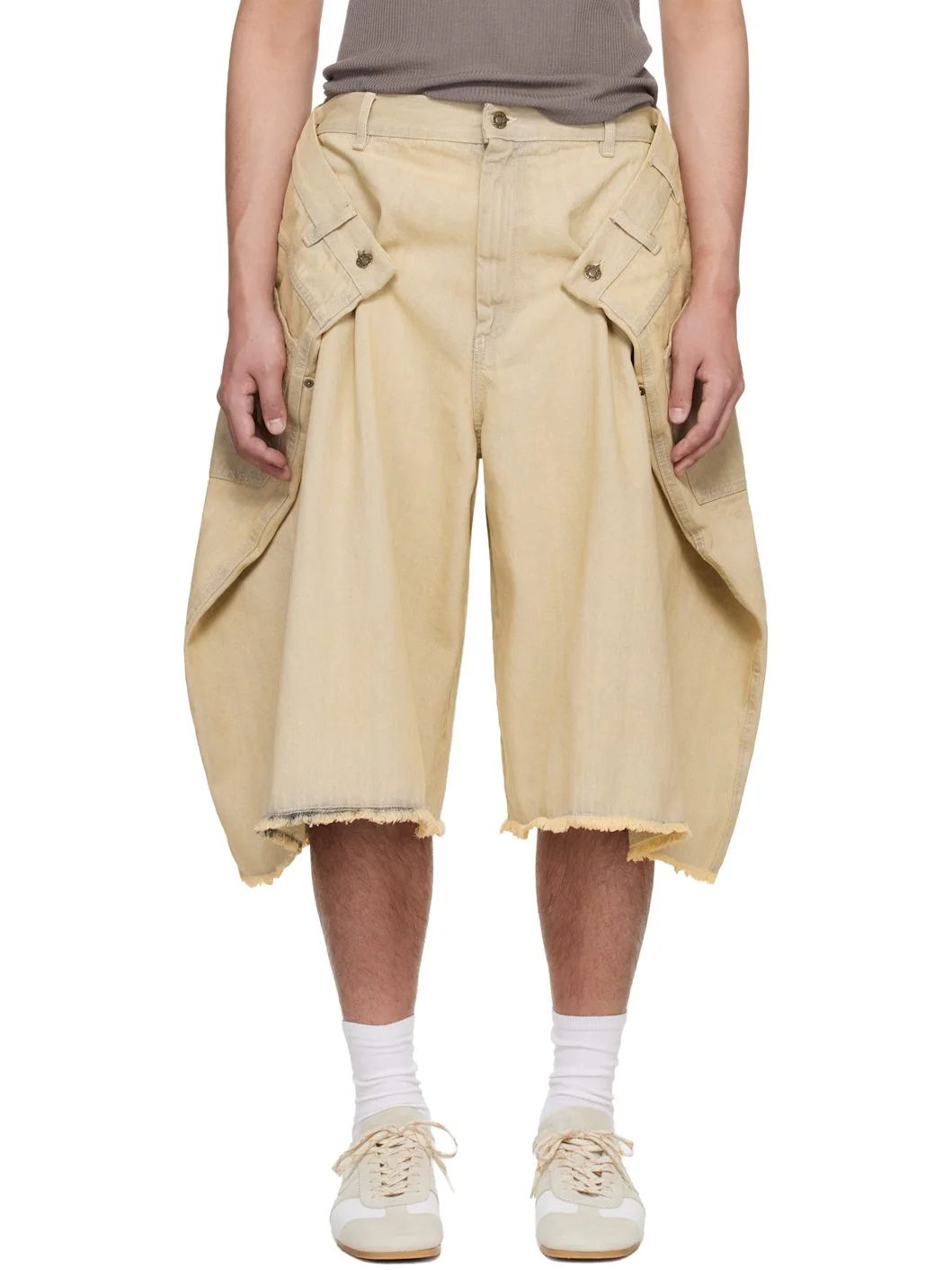Off-White Maxi Denim Shorts - 1