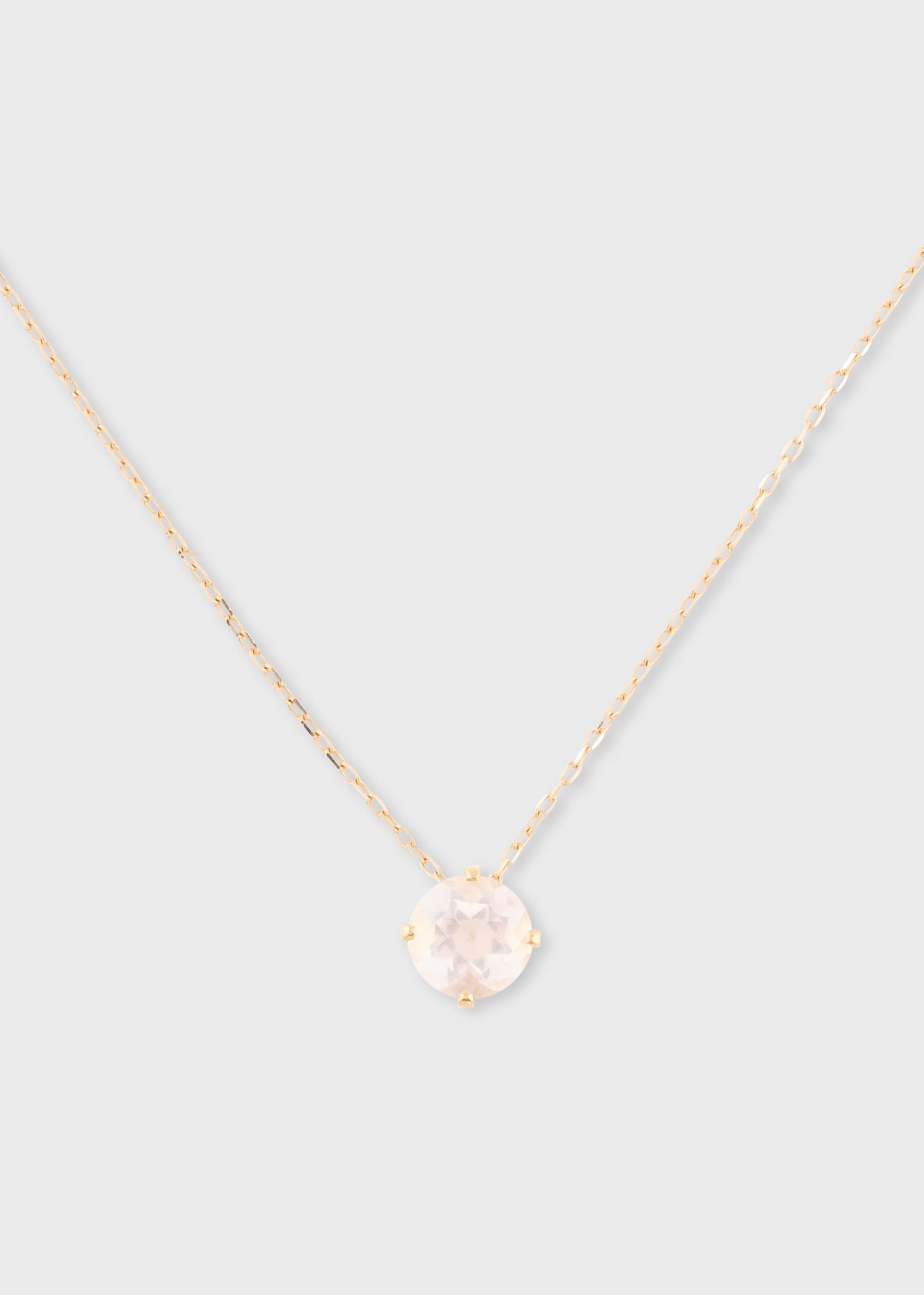 'Taida' Pink Quartz Necklace by Helena Rohner - 1