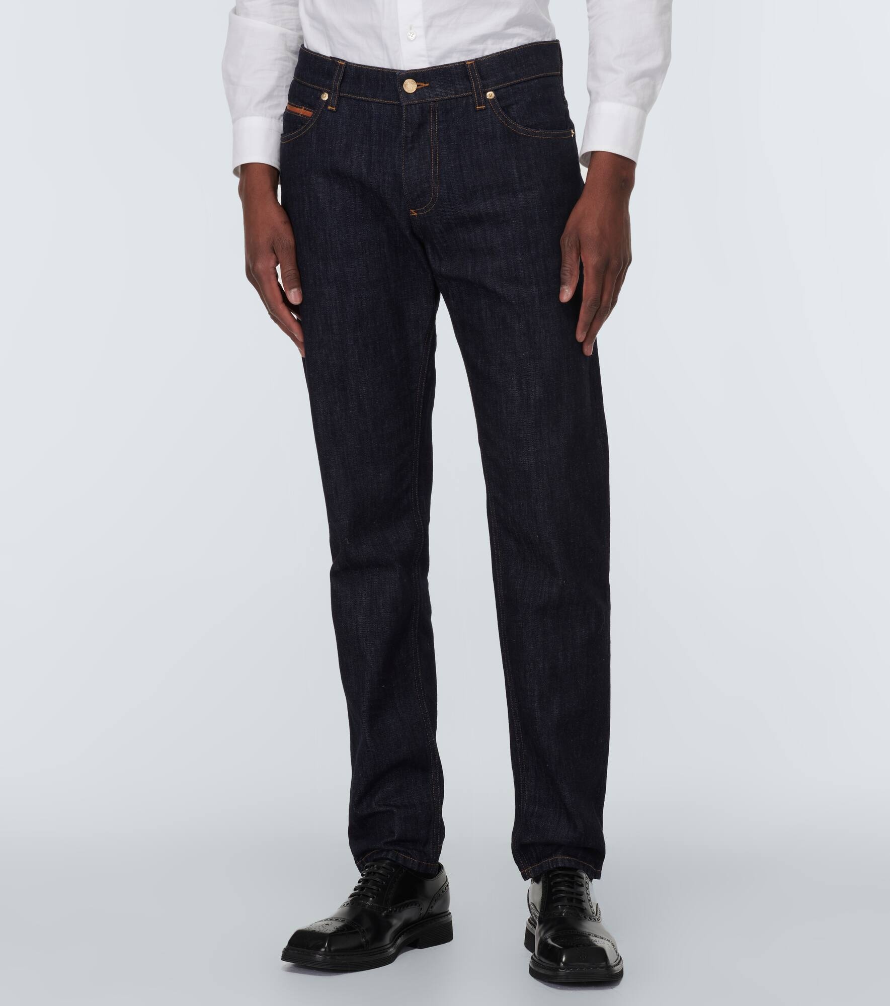 Mid-rise slim jeans - 3