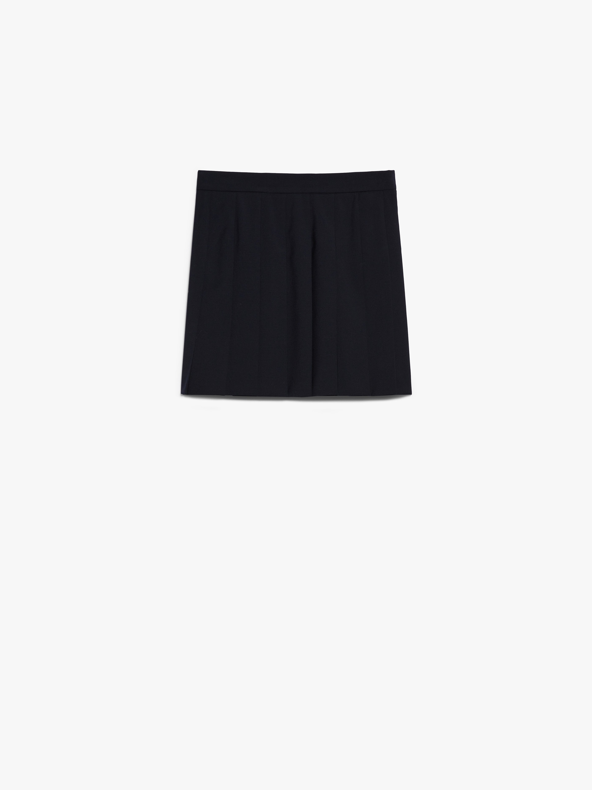 ANGEL Pleated gabardine skirt - 1