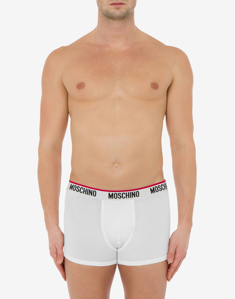 Moschino LOGO BAND SET OF 2 JERSEY STRETCH BOXERS outlook