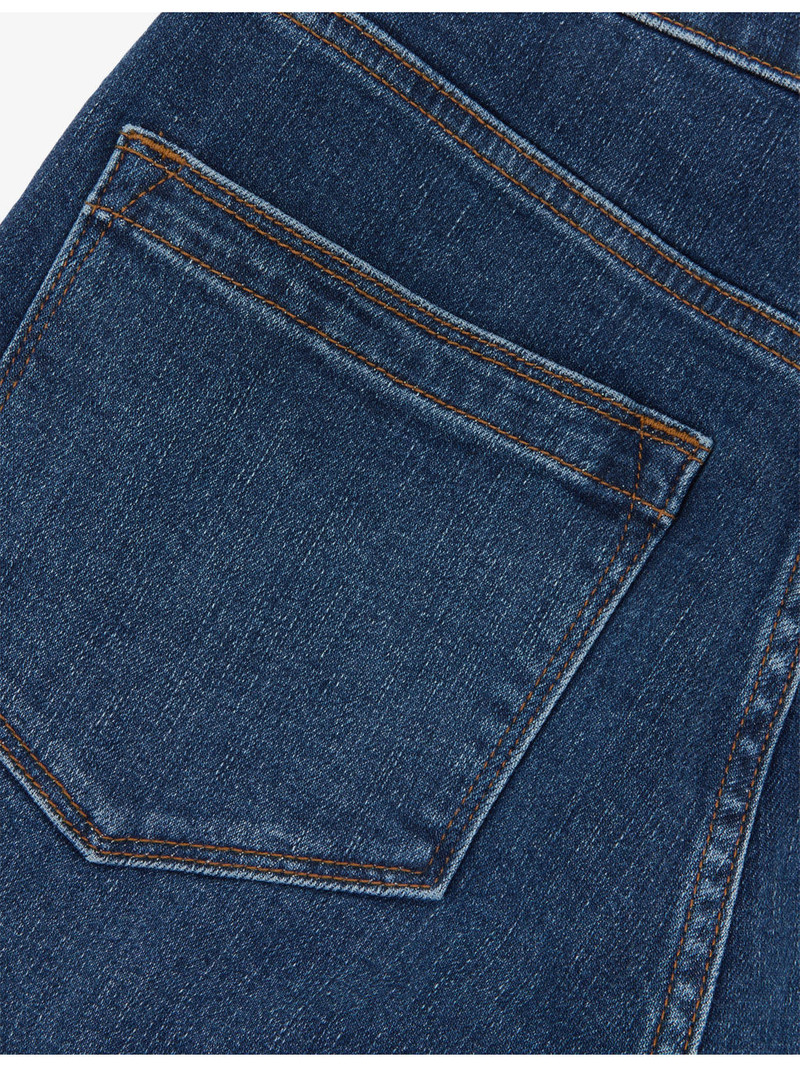 Isabel Slim-Leg Mid-Rise Stretch-Denim Jeans 6