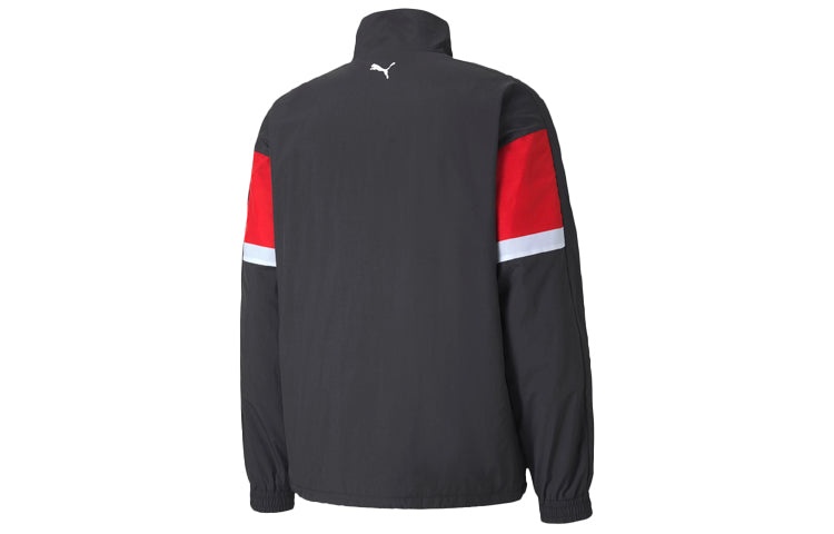 PUMA Scuderia Jacket Ferrari Woven Jacket 'Black Blue Red White' 596137-02 - 2