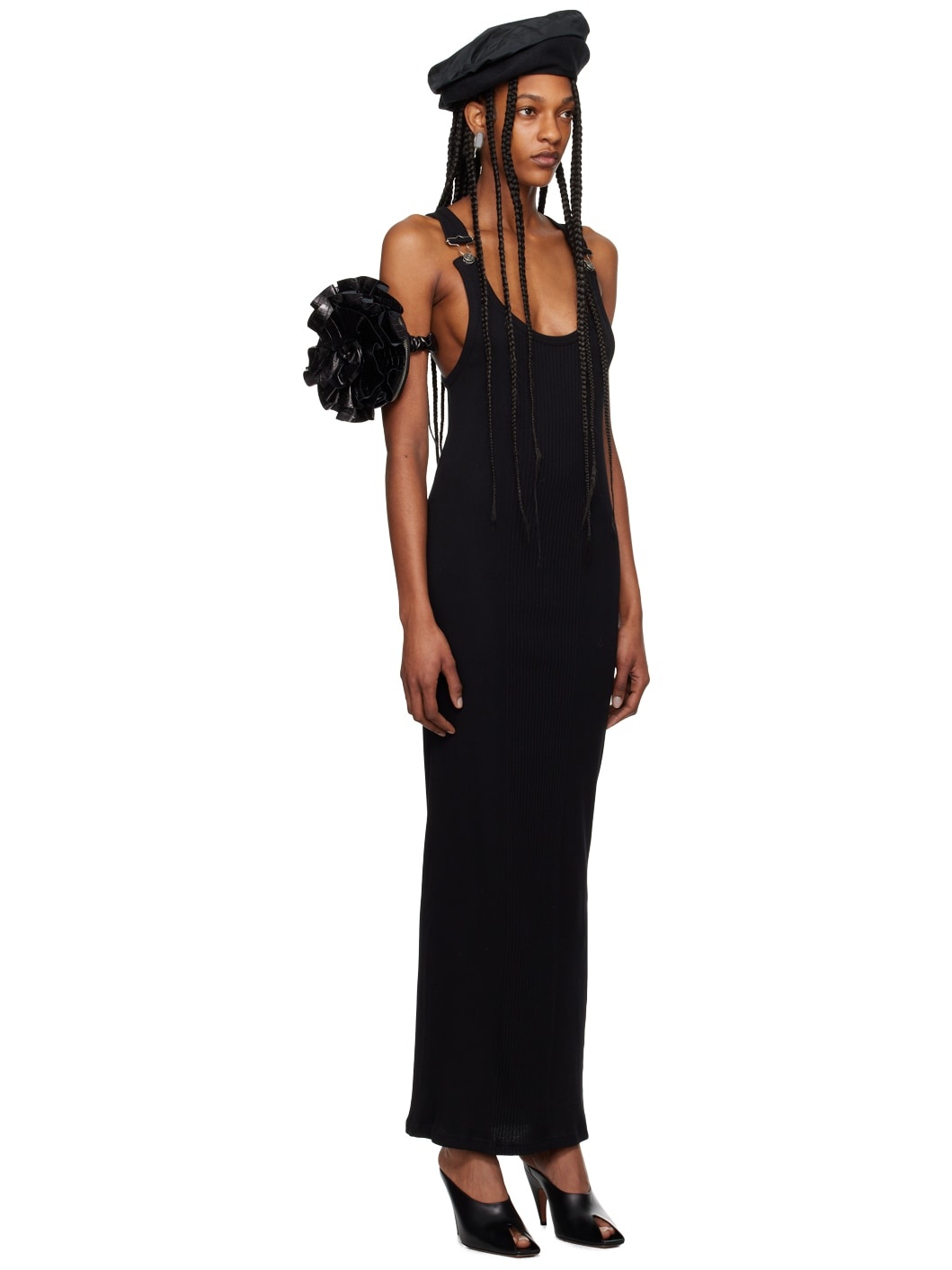 Black 'The Strapped' Maxi Dress - 2