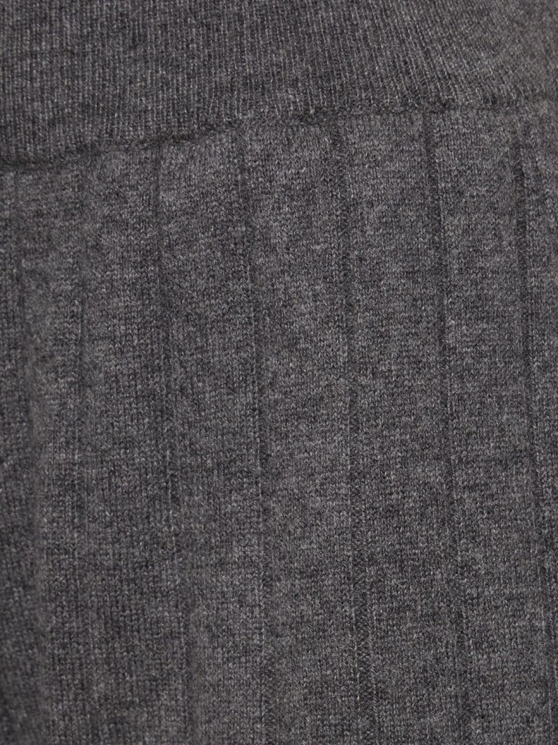 Ribbed cashmere sweatpants - 4