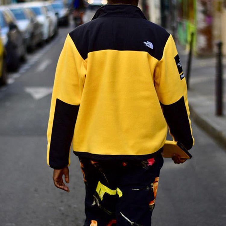 Supreme SS19 x The North Face Arc Logo Denali Fleece Jacket Yellow SUP-SS19-549 - 8