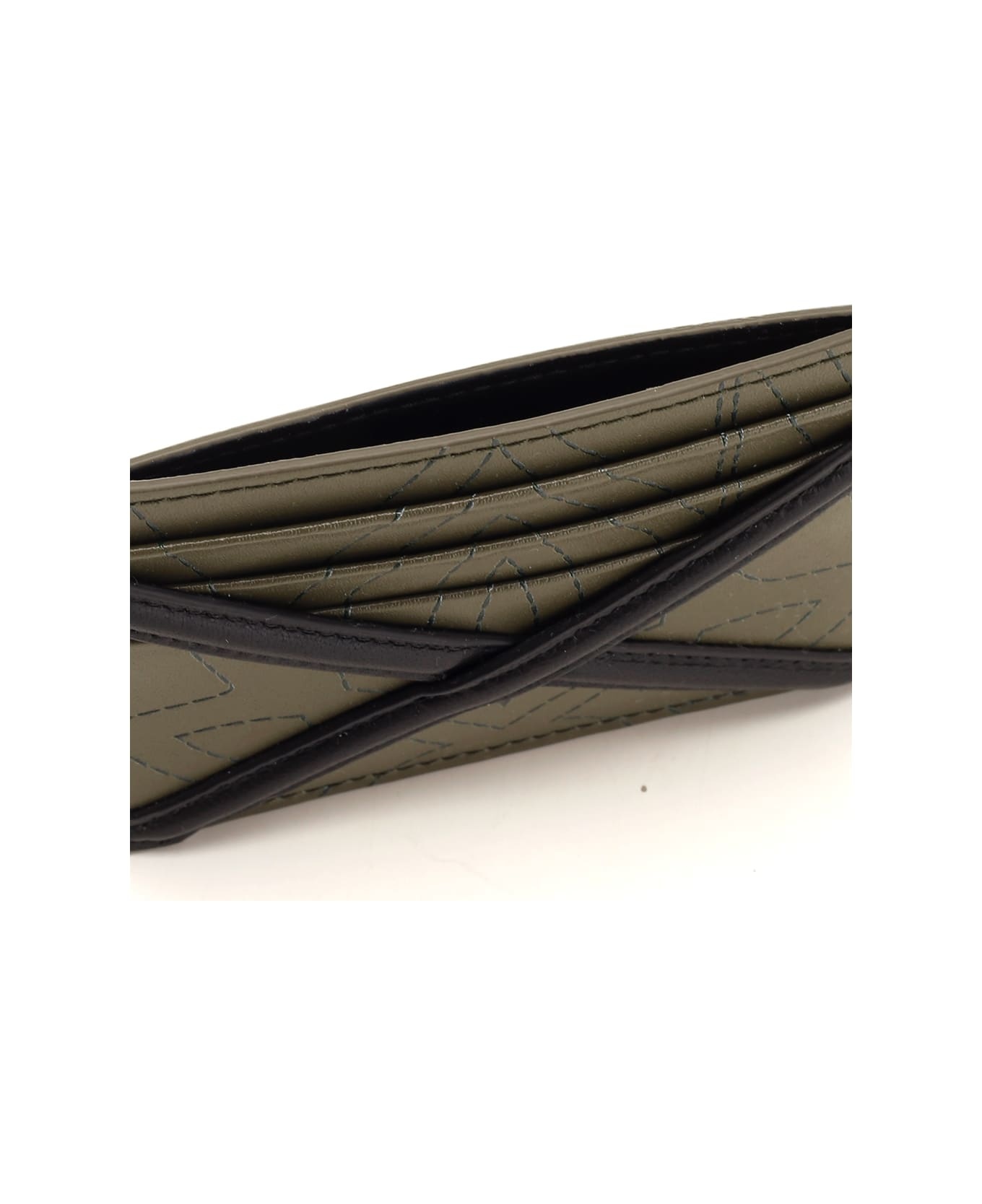 Green Leather Card Case - 4