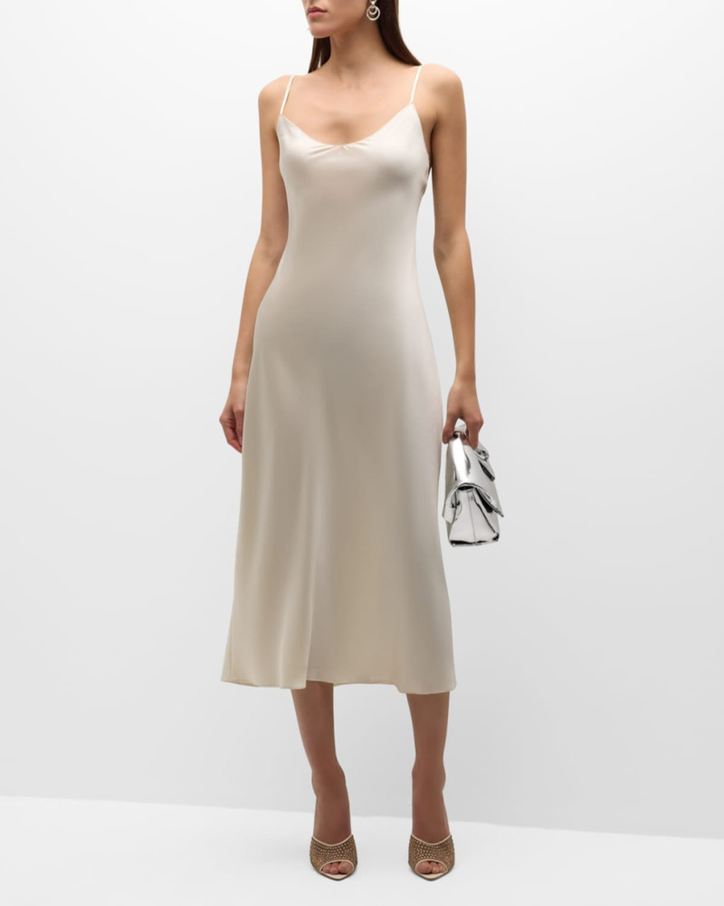 SABLYN Taylor Silk Slip Dress outlook
