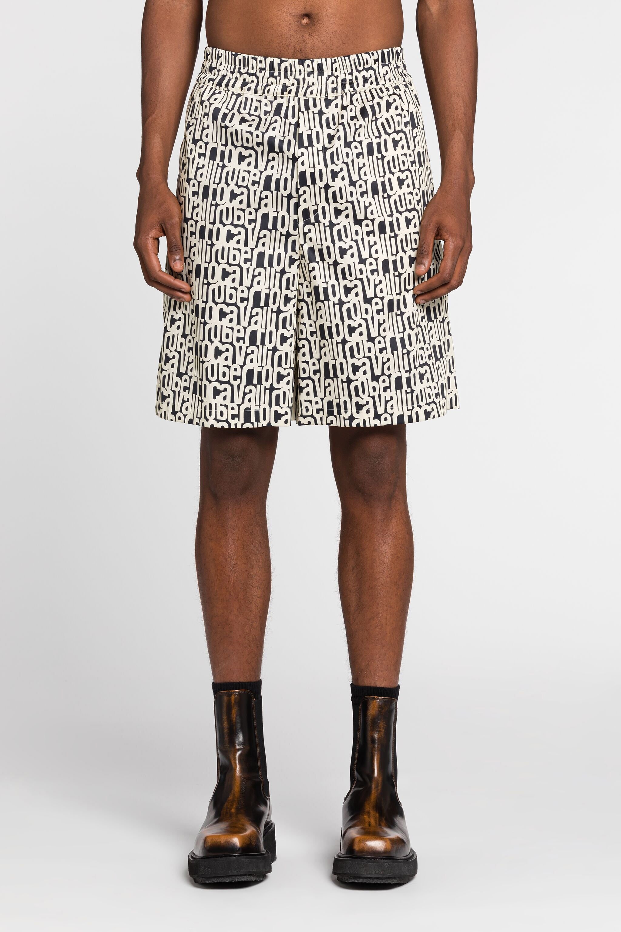 Logo-Print Cotton Shorts - 4