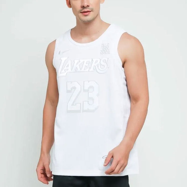 Nike NBA Jersey LeBron James Lakers MVP . 23 White CT4206-100 - 2