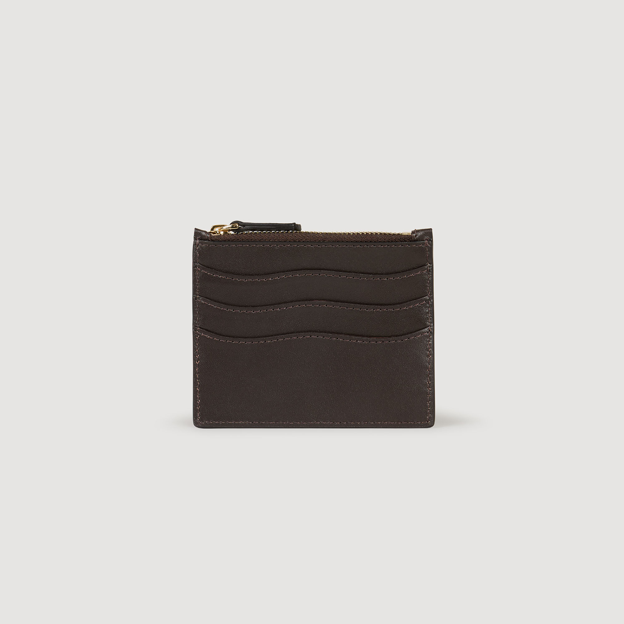 LEATHER AND SUEDE CARDHOLDER - 2