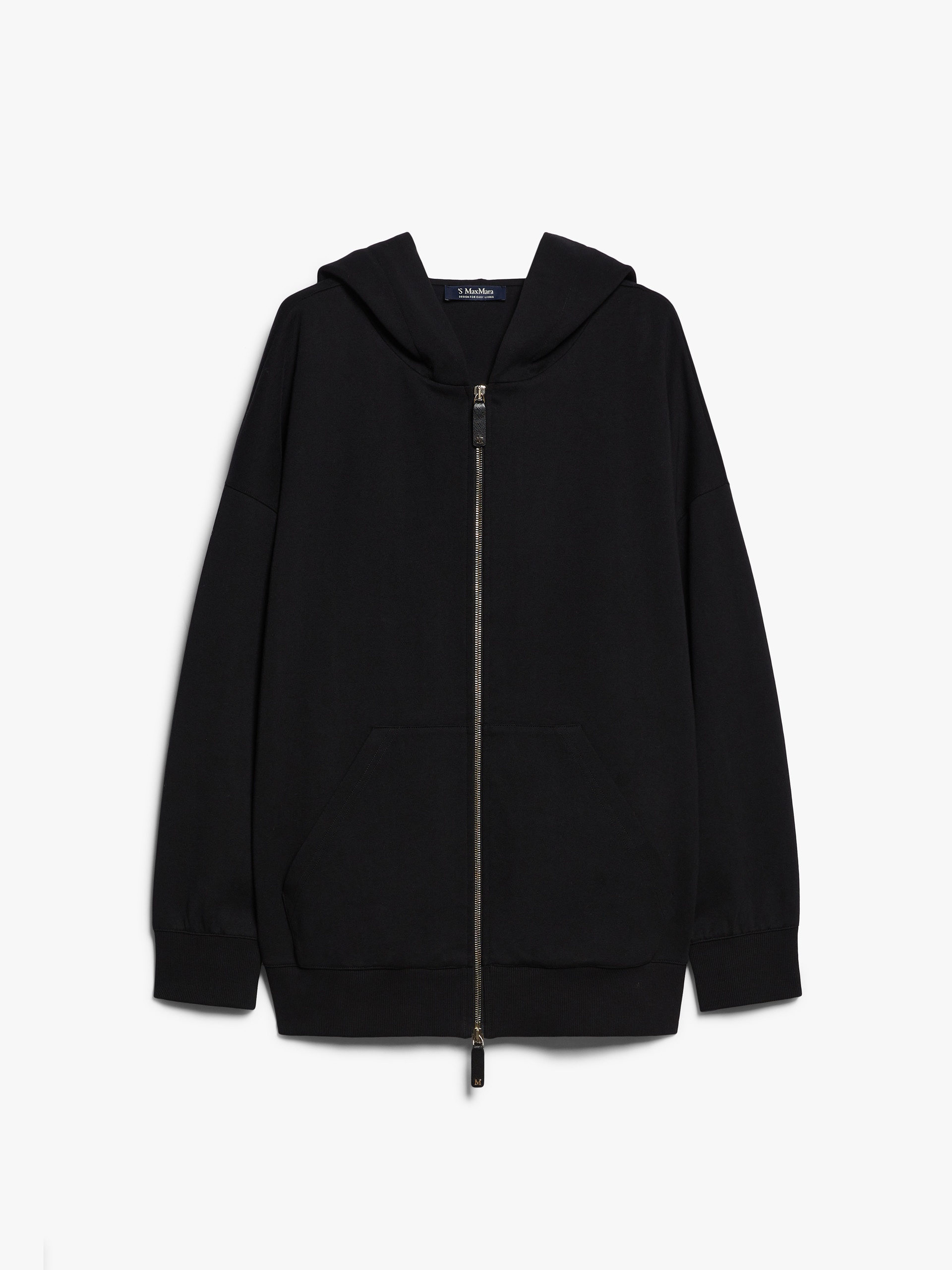 DOPPIA Zip-up cotton sweatshirt - 1