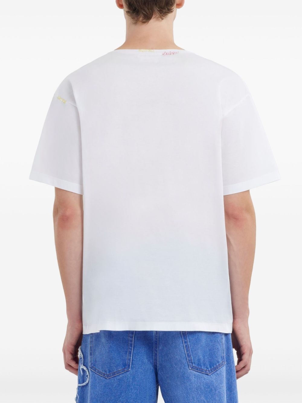 embroidered logo t-shirt - 4