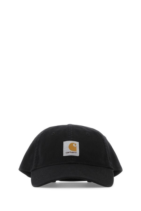 Black cotton Dunes cap - 1