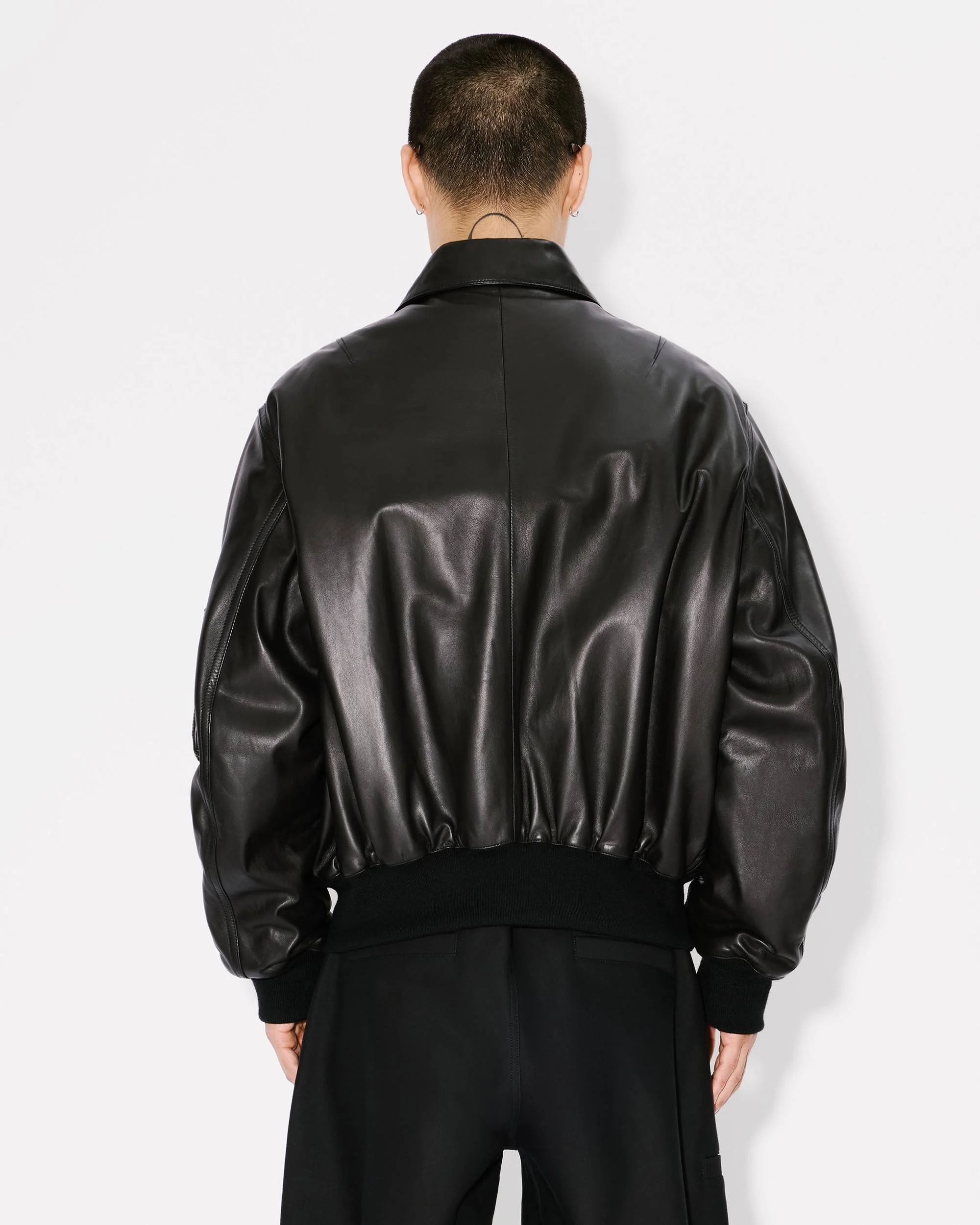 KENZO Leather bomber jacket | REVERSIBLE