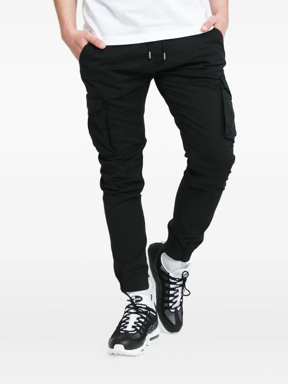 cotton track pants - 1